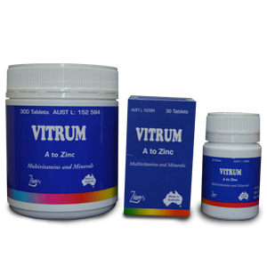 vitrum a to zinc